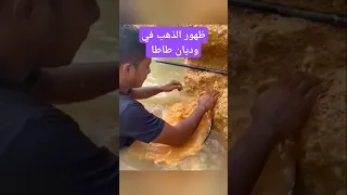 ظهور الذهب بوديان طاطا بعد الفيضان شيء ليس مستحيلا لأنها غنية بالذهب 