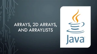JAVA Tutorial 8 Arrays 2D Arrays and ArrayLists