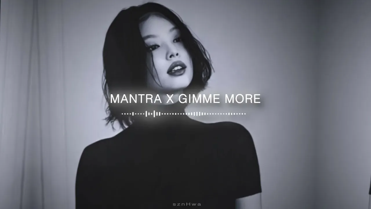 Mantra x gimme more poster