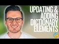 Python Day 39 Updating and Adding Dictionary Elements in Python