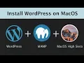 How to Install WordPress on Mac OS with MAMP