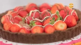 تارت الشيكولاتة بالبسكويت غادة التلي 