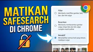 Cara Mematikan Safesearch Google Chrome