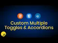 Single Function for Multiple Toggles or Accordions at Same Page in jQuery