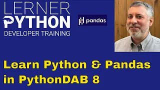 All about PythonDAB 8 Mentored instruction in Python and Pandas