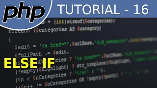 else if Statement - PHP Tutorial For Beginners With Examples
