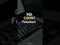 SQL COUNT Function
