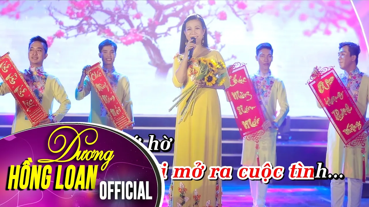 Karaoke Hoa Xuân Ca - HD beat gốc - Dương Hồng Loan