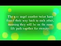 Twin flame angel number 911 meaning