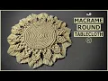 Macrame Round Tablecloth Table Mat Macrame Tablecloth Tutorial