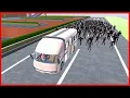 Escape from Zombies with a Campervan || SAKURA School Simulator