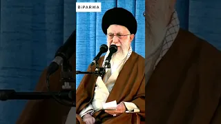 صحنه گوزیدن خامنه ای در سخنرانی سالمرگ خمینی 