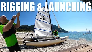 How to rig and launch a catamaran