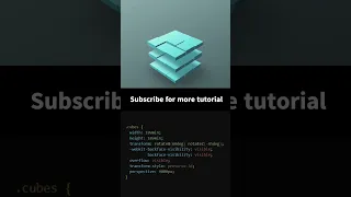 CSS-Only 3D Cube Animation Tutorial