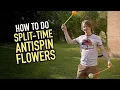 How to do Split-Time Antispin Flowers Poi Tutorial