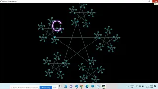 how to create Star fractal use by python turtle