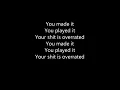 Download Lagu Three Days Grace - Overrated [With Lyrics]