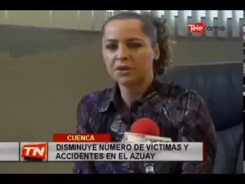 Disminuye número de víctimas y accidentes en el Azuay