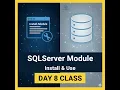 Day 8 Part 2 Introduction to PowerShell Installing Using SqlServer Module Tamil