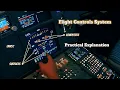 Airbus A320 Tutorial Flight Control Systems practical explanation Laws Surfaces Computers