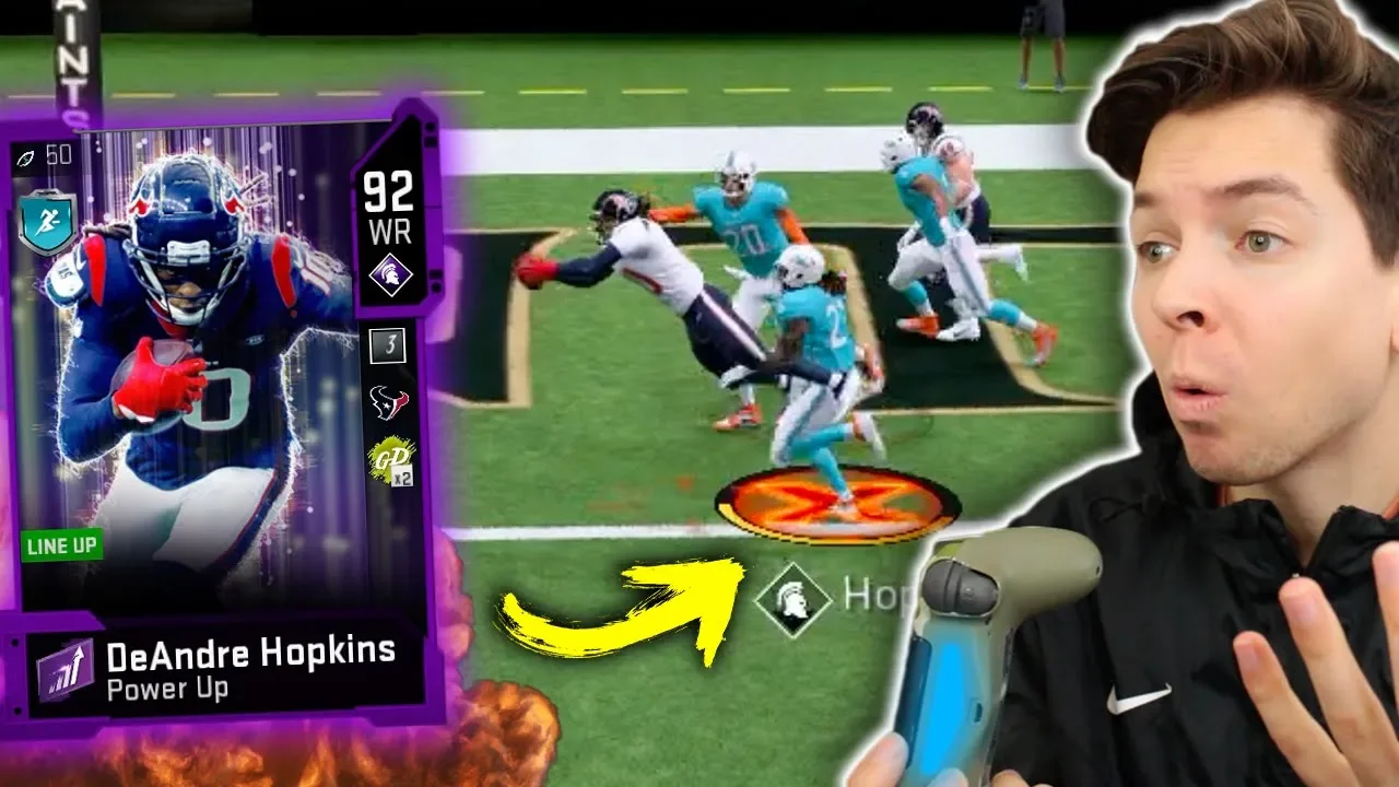 DEANDRE HOPKINS CRAZY TOUCHDOWN CATCH! GAME OF THE YEAR! MADDEN 20 ULTIMATE TEAM