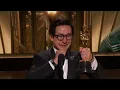 How Beautiful, bless him!!!    brb still crying over Ke Huy Quan win at the Oscars   so Emotional