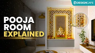 The Secret Behind Beautiful Pooja Room Designs | Puja Room Design Ideas
