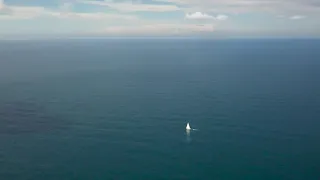 Beautiful sailing in the deep blue