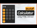 Design This Fantastic Calculator using HTML CSS JavaScript in Telugu
