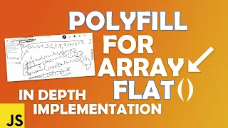 Polyfill for array flat JavaScript Full implementation dry run