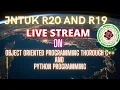 jntuk how to pass object oriented programming through c live jntuk how to python progrmming live