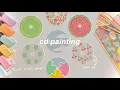 cd painting tutorial w acrylic aesthetic simple pretty