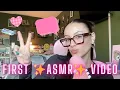 my first ASMR gum chewing rambling my knick-knacks