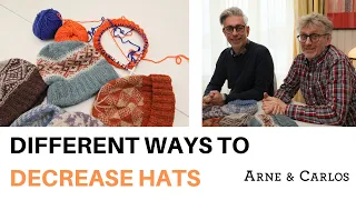 Different Ways to Decrease When Knitting Hats by ARNE CARLOS