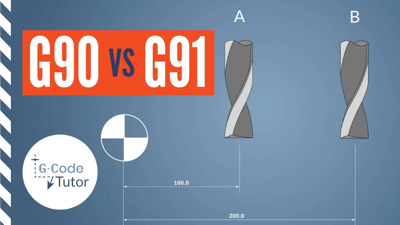 G90 vs G91 - The difference between absolute and incremental positioning