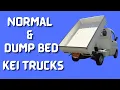 Regular vs Dump Bed Mini Trucks