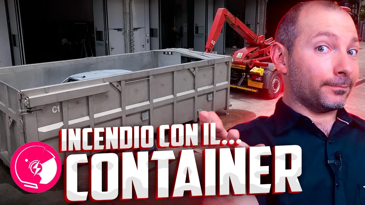 Incendi delle auto elettriche, come funziona il container di Bolzano