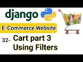 Cart part 3 How to create custom template tags and filters Django Tutorial for Beginners 32