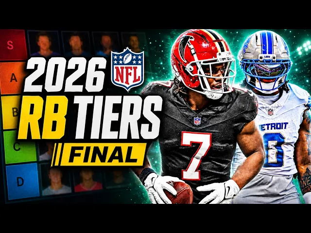 The Ultimate RB Rankings for 2026 Fantasy Football artwork