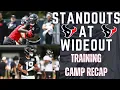 Two Texans Wideouts Show Off While Rushing Attack Continues to Struggle - Training Camp Recap