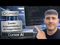 How To Enable Autocomplete AI Suggestions In Cursor AI 2026 Guide