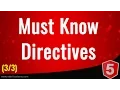Basic and Important AngularJS Directives - Angular js tutorial in