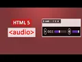 Audio tag - html 5 tutorial in bangla