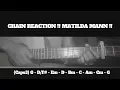 CHAIN REACTION !! MATILDA MANN !! HOW TO PLAY CHORDS TUTORIAL GUITAR 