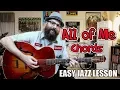 Download Lagu All of Me - Easy Jazz Chord Lesson (Western Swing/Gypsy Jazz)