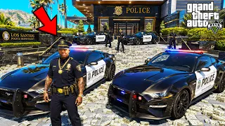 Franklin Becomes The Richest Police Officer in GTA 5 | SHINCHAN and CHOP
