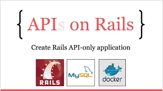 REST JSON APIs on Rails Create Rails API-only application Episode