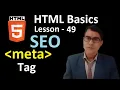 Download Lagu Meta Tag in HTML | SEO (search engine Optimization) | HTML basic lesson - 49 | Html for beginners