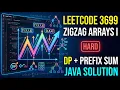 LeetCode Daily Challenge 3699 Number of ZigZag Arrays I Optimal Java Solution