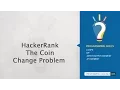 HackerRank - The Coin Change Problem